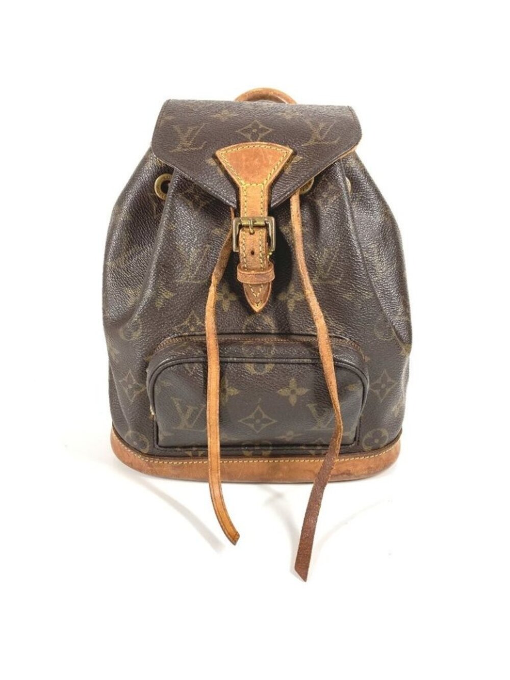 Louis Vuitton Backpack Mini Montsouris Monogram Canvas Brown